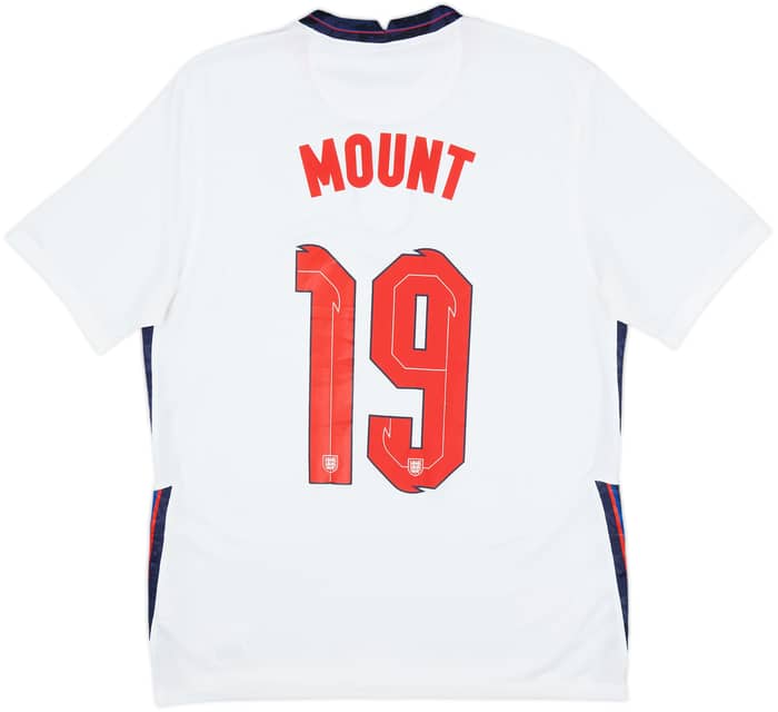 2020-22 England Home Shirt Mount #19 - 7/10 - (M)