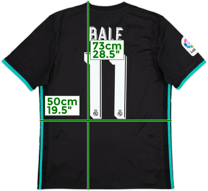 2017-18 Real Madrid Away Shirt Bale #11 - 7/10 - (M)