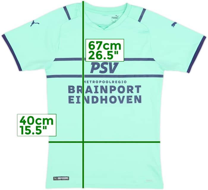 Camiseta de la tercera equipación del PSV 2021-22 - 6/10 - (XS)