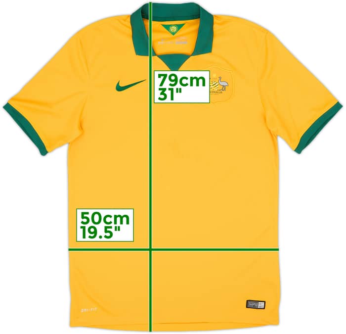 2014-15 Australia Home Shirt - 8/10 - (M)