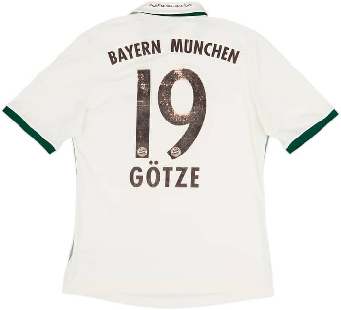 2013-14 Bayern Munich Away Shirt Gotze #19 - 5/10 - (M)
