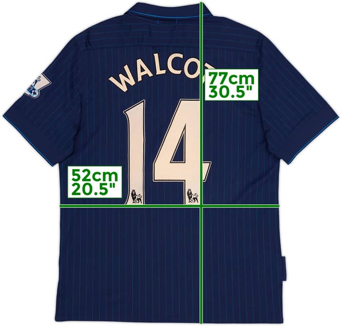 2009-10 Arsenal Away Shirt Walcott #14 - 4/10 - (L)