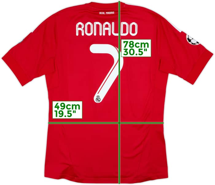 2011-12 Real Madrid Tercera CL Camiseta Ronaldo #7 - 7/10 - (M)
