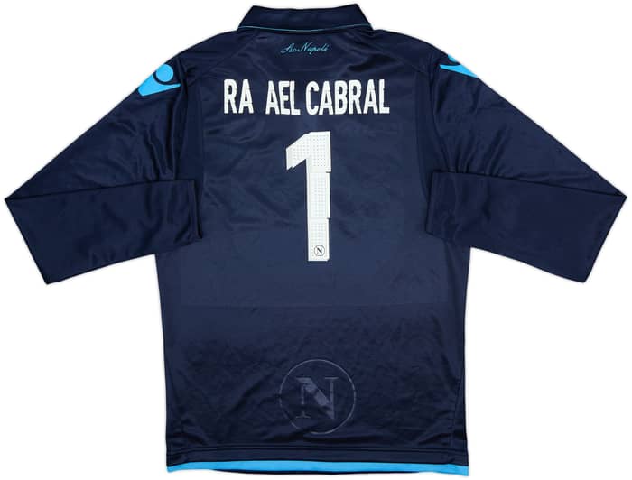 2014-15 Napoli GK Shirt Rafael Cabral #1 - 5/10 - (S)
