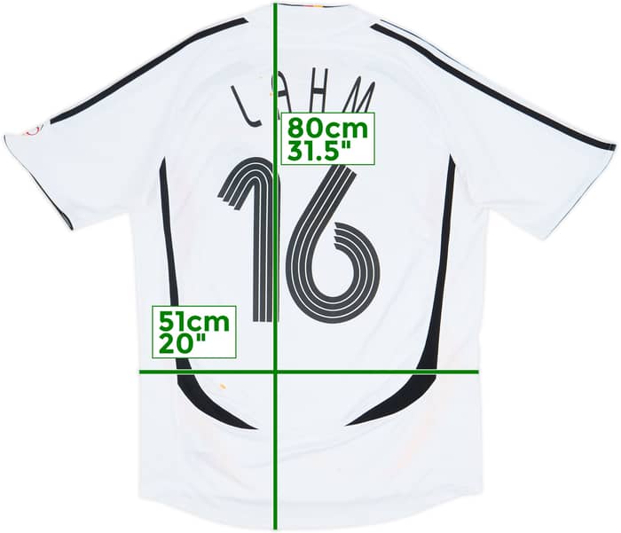 2005-07 Germany Home Shirt Lahm #16 - 5/10 - (M)