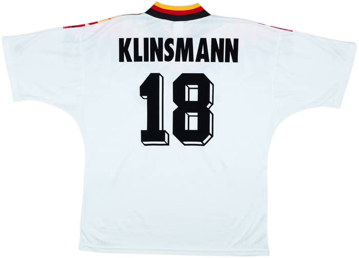 1994-96 Germany Home Shirt Klinsmann #18 - 8/10 - (XL)