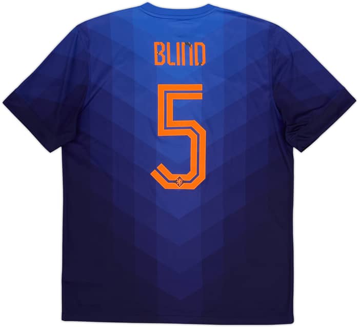 2014-15 Netherlands Away Shirt Blind #5 - 5/10 - (L)