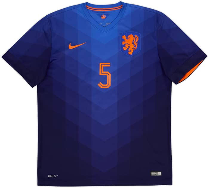 2014-15 Netherlands Away Shirt Blind #5 - 5/10 - (L)