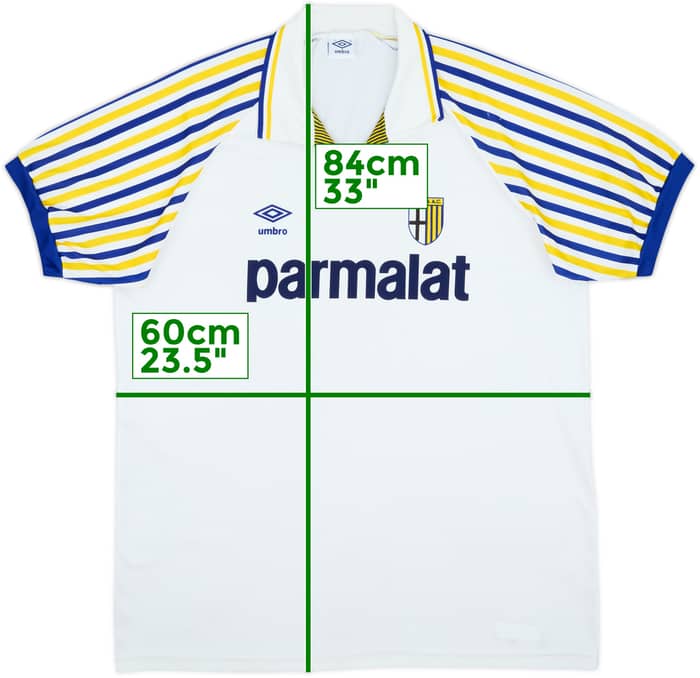 1990-91 Parma Home Shirt - 7/10 - (XL)