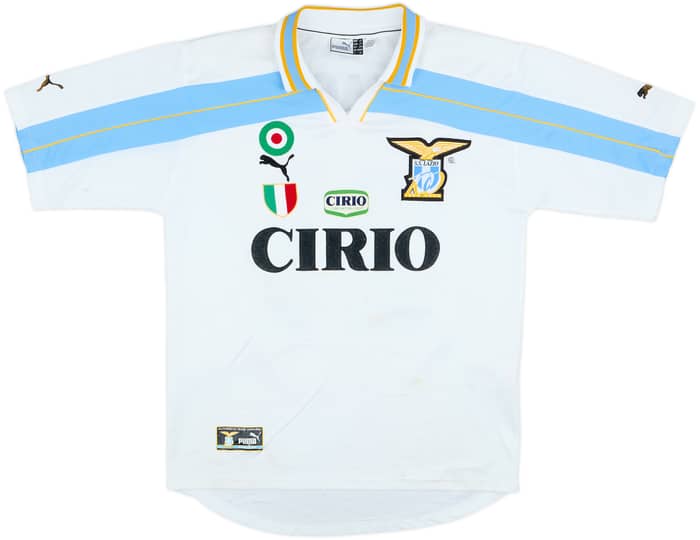 1999-00 Lazio Centenary Home Shirt Inzaghi #21 - 4/10 - (XL.Boys)