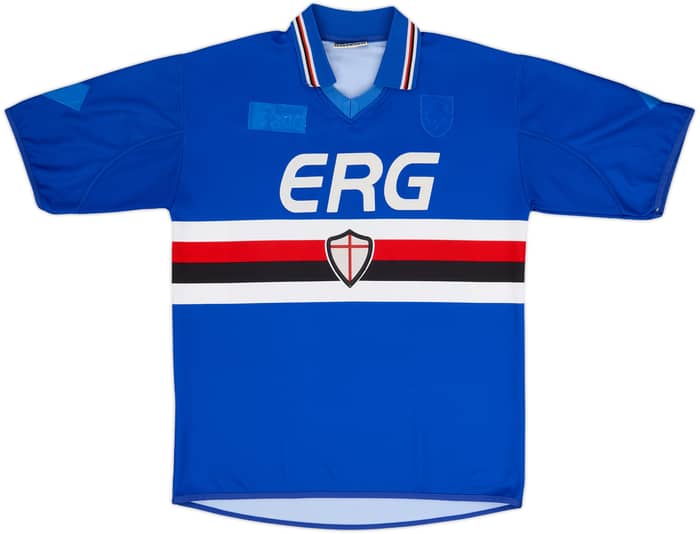 Camiseta de local de la Sampdoria 2003-04 #9 - 4/10 - (S)