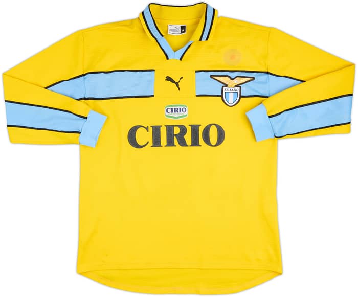 1999-00 Lazio Third L/S Shirt Simeone #14 - 5/10 - (M)