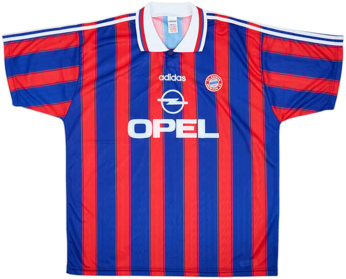 1995-97 Bayern Munich Signed Home Shirt - 8/10 - (XXL)