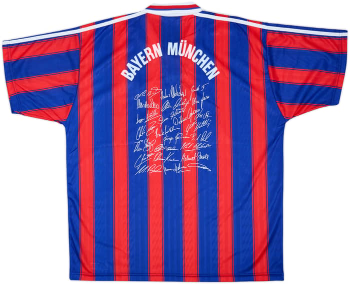 1995-97 Bayern Munich Signed Home Shirt - 8/10 - (XXL)