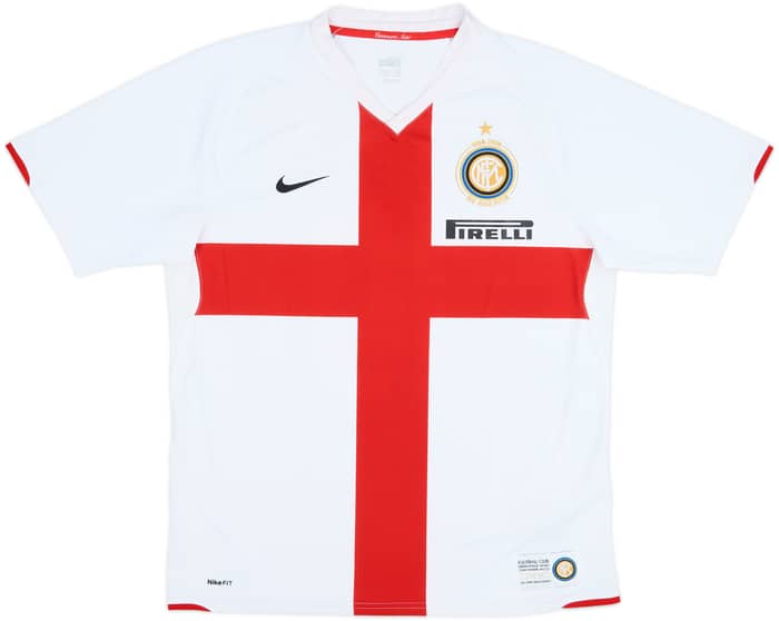 2007-08 Inter Milan Centenary Away Shirt Adriano #10 - 8/10 - (L)