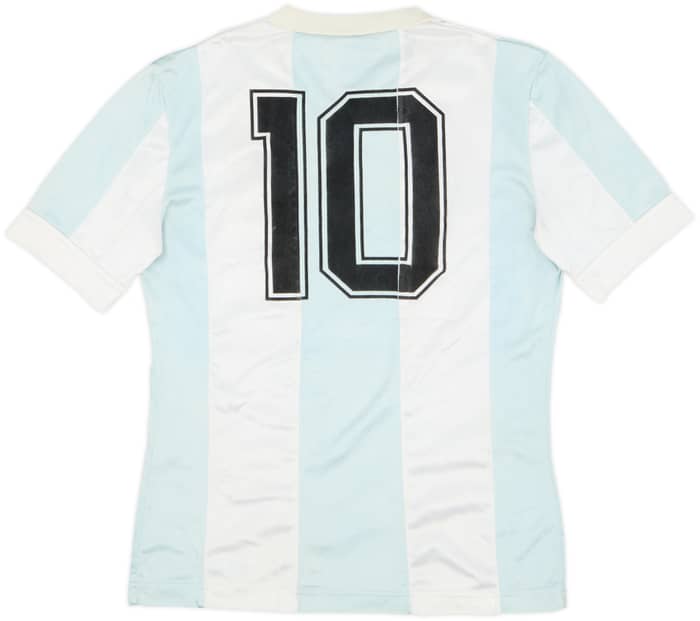 1984-86 Argentina Home Shirt #10 - 5/10 - (S)