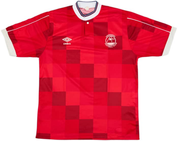 1987-90 Aberdeen Home Shirt - 9/10 - (L)