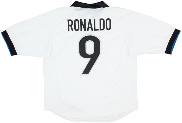 1998-99 Inter Milan Away Shirt Ronaldo #9 - 5/10 - (M)
