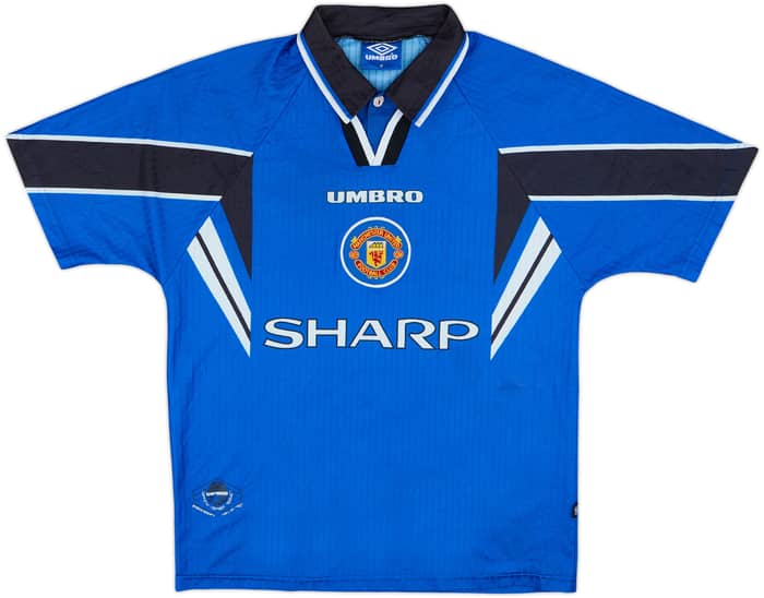 1996-98 Manchester United Third Shirt Cantona #7 - 9/10 - (M)