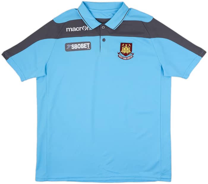 2012-13 West Ham Macron Polo Shirt - 9/10 - (L)