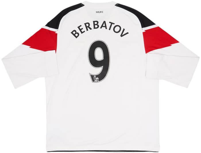 2010-12 Manchester United Away L/S Shirt Berbatov #9 - 8/10 - (XL)