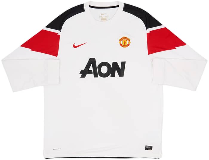 2010-12 Manchester United Away L/S Shirt Berbatov #9 - 8/10 - (XL)