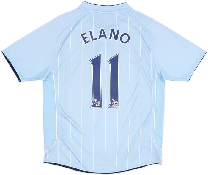 2007-08 Manchester City Camiseta Local Elano #11 - 8/10 - (L)