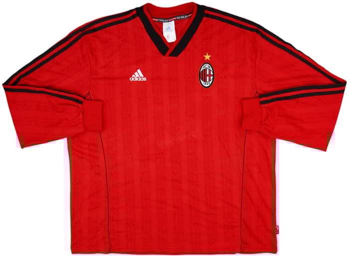 1999-00 AC Milan adidas Training L/S Shirt - 9/10 - (XL)