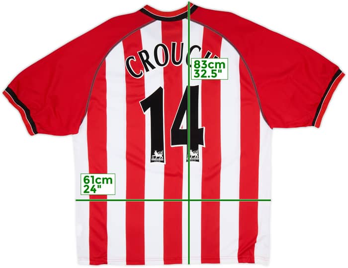 2003-05 Southampton Home Shirt Crouch #14 - 8/10 - (XL)