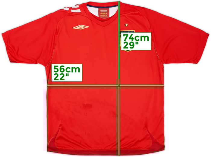 2006-08 England Away Shirt - 5/10 - (XL)