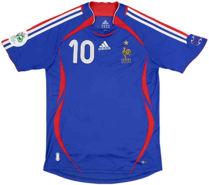 Camiseta de local de Francia 2006-07 Zidane #10 - 6/10 - (S)