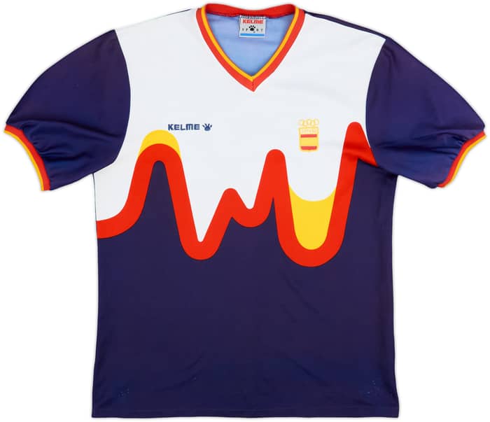 1992 Spain Olympics Kelme Training Shirt - 9/10 - (S)