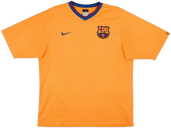 2006-08 Barcelona Basic Away Shirt Ronaldinho #10 - 8/10 - (L)