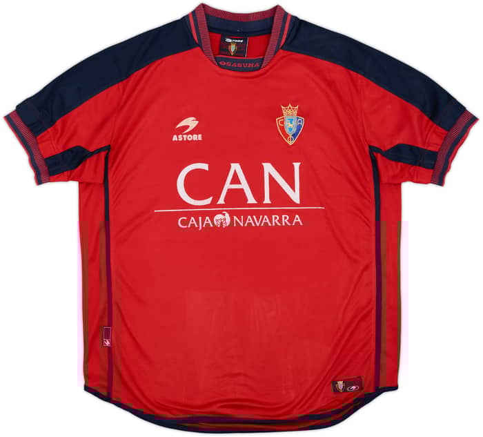 2000-02 Osasuna Home Shirt - 8/10 - (XL)