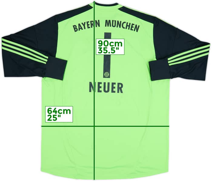 2012-13 Bayern Munich GK Shirt Neuer #1 - 5/10 - (XXL)