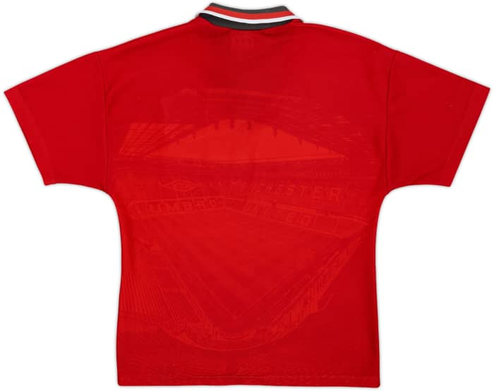 1994-96 Manchester United Home Shirt - 6/10 - (L.Boys)
