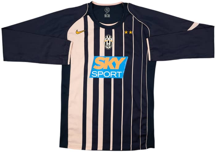 2004-05 Juventus Away L/S Shirt Ibrahimovic #9 - 4/10 - (XL)