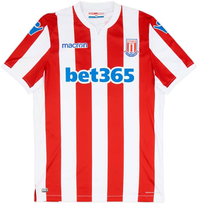 2018-19 Stoke City Home Shirt Allen #4 - 8/10 - (L)