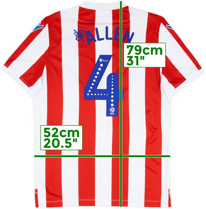 2018-19 Stoke City Home Shirt Allen #4 - 8/10 - (L)