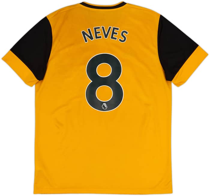 2020-21 Wolves Home Shirt Neves #8 - 6/10 - (L)