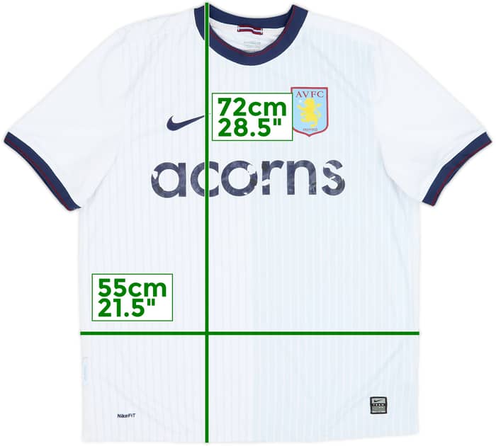 Camiseta de visitante del Aston Villa 2009-10 - 5/10 - (L)
