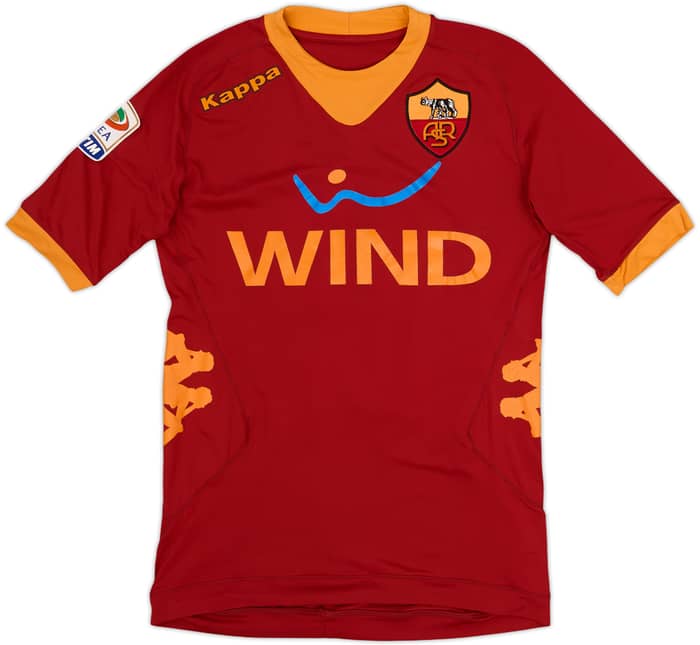 2011-12 Roma Home Shirt De Rossi #16 - 6/10 - (XS)