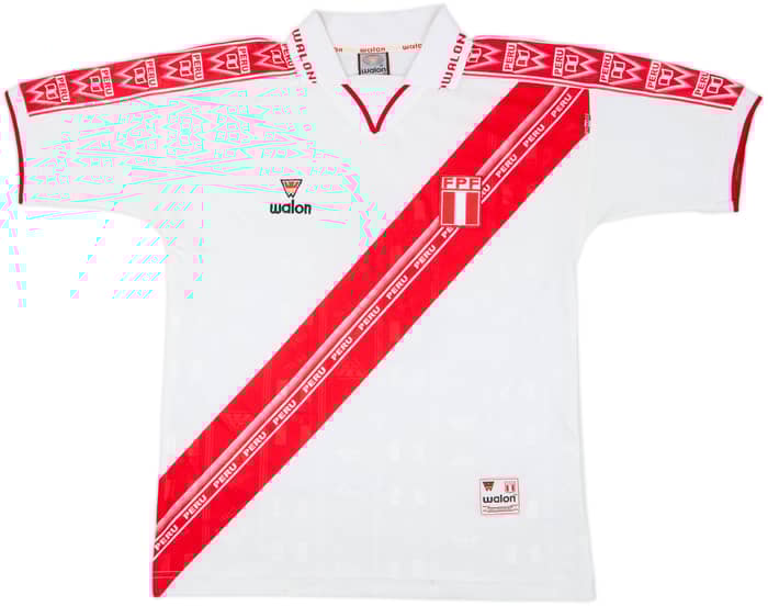 2000-01 Peru Home Shirt #9 - 8/10 - (L)