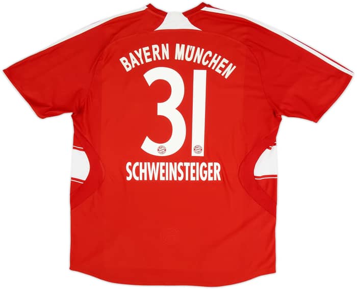 2007-08 Bayern Munich Home Shirt Schweinsteiger #31 - 6/10 - (XL)