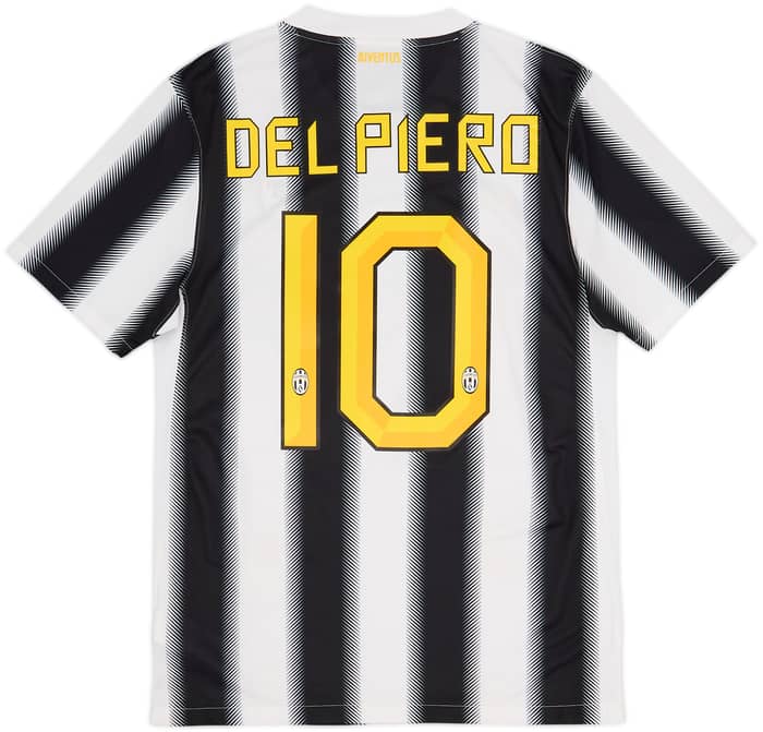 2011-12 Juventus Home Shirt Del Piero #10 - 7/10 - (S)