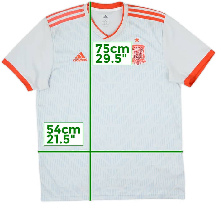 2018-19 Spain Away Shirt - 5/10 - (L)