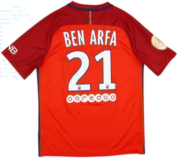 2016-17 Paris Saint-Germain Away Shirt Ben Arfa #21 - 5/10 - (M)