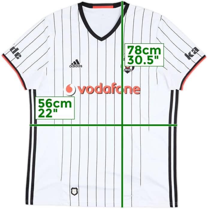 Camiseta de local del Besiktas 2016-17 - 7/10 - (XL)