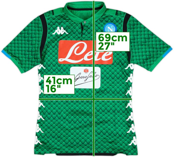 Camiseta de portero S/S del Napoli 2018-19 - 6/10 - (S)