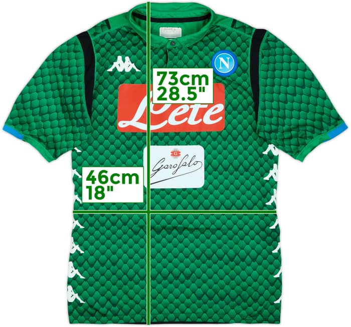 2018-19 Napoli GK S/S Shirt - 8/10 - (M)